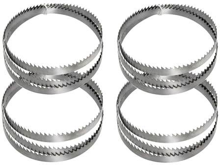 Set di 4 Lame per Sega a Nastro 1790 x 6 x 0,35 mm 6 dpp per Legno Plastica, Adatto per HBS 251 / HBS261