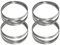4er SET Bandsägeblatt 1790 x 6 x 0,35 mm 6 ZpZ für Hart/Weich Holz Kunststoff, Sägeband passend für Holzstar HBS 251, passend für HBS261