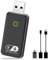2024 CarPlay sans Fil & Android Auto sans Fil Adaptateur, 2-in-1 Connexion à Canaux, Dongle Convertir Filaire en sans Fil, Plug and Play pour Une Configuration Facill, Charge iOS10+ & Android11+