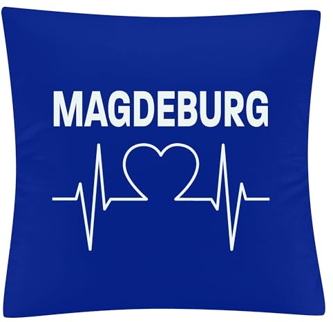 multifanshop Kissenbezug - Magdeburg - Herzschlag