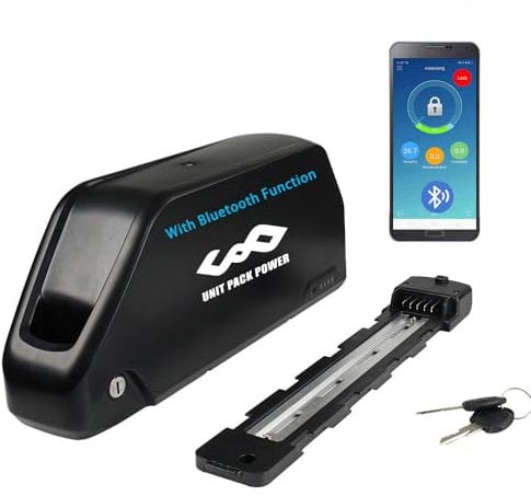 48V 24Ah E-Bike Battery, Bluetooth Electric Bike Battery, Compatible with Most 48V E-Bikes, with Bluetooth&Smart BMS, 48V Lithium Batteries Pack for 0-1500 Motor Conversion Kit