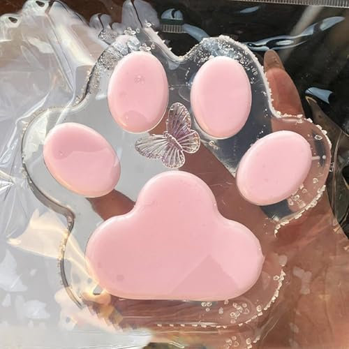 Groß 14CM*15CM Katzenpfoten Squishy, Taba Squishy Pfote XXL, Süße Katzenpfoten Quetschspielzeuge, Cat Paw Squishies Squeeze Antistress Spielzeug, Fidget Toys für Erwachsene und Kinder