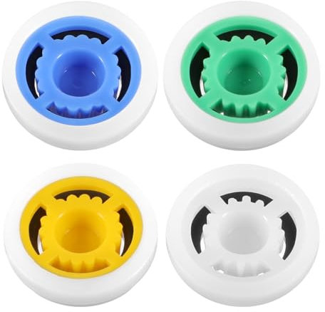 Lot de 4 limiteurs de débit de pommeau de douche, 1,5/1,8/2,0/2,6 gpm, réducteur de débit de pommeau de douche en plastique pour salle de bain, toilettes, cuisine