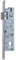 ToniTec Serrure à cadre tubulaire serrure à larder 8/92 24 mm têtière inox 25 30 35 40 45 mm