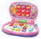 VTech-Mis primeras Teclas Ordenador Infantil con Tres Modos de Juegos Que enseña Animales, Colores, Formas y Notas Musicales, Rosa (3480-191257)