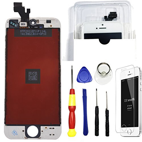 Generic LCD Replacement Part With Touch Digitizer Assembly For Apple Iphone 5 5c 5s screen (iphone 5 screen, white)