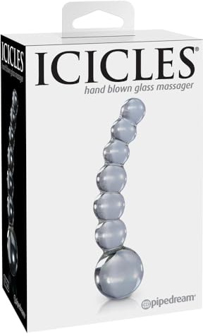 Pipedream Icicles® No. 66, Clear, 4,75 Zoll