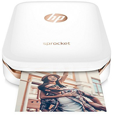 HP - Z3Z91A#630 - Sprocket Imprimante Photo portable (Bluetooth, Impression Couleur sans Encre 5 x 7,6 cm) Blanc