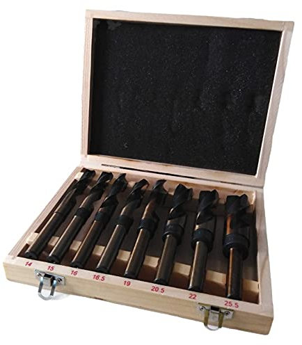 juego de 8 brocas Taladro kit fresas para hierro y materiales Marcos