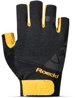 Roeckl KAGOK Klettersteighandschuhe Unisex | Griffiges Ziegenleder, bewegliche Oberhand und gepolsterte Daumenbeuge