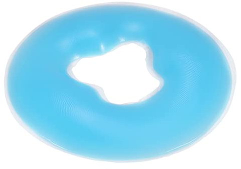 riuty Coussin en Silicone pour Le Visage, Coussin de Massage pour Le Visage Coussin de Massage Spa Tapis de Massage pour Salon de beauté pour Table de Massage Berceaux et spas(Bleu Ciel)