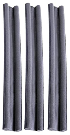 FLAMEER 3pcs Under Door Draft Stopper Blocker, 36.6 inches Noise Sound Light Smell Blocker for Doors and Windows