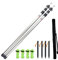 Telescopic Tarp Poles Set of Two, Adjustable Poles Tent Fly, Camping, Shelter, Awning, RV Car & Motorcycle Camping, Strong Aluminum 230CM with Zipper Bag