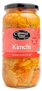 The Cultured Food Company Award-Winning Kimchi 1kg | Raw & Unpasteurised | Traditionally Fermented | Authentic Korean Recipe | 100% Natural Ingredients | Small Batch | Made in Ireland