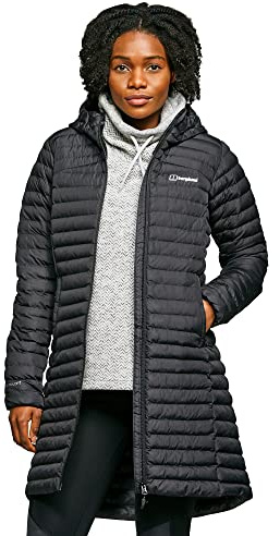 Berghaus Women's Talmine Long Jacket, Insulated & Water Repellent Winter Coat, Outdoors, Trekking, Hiking and Walking Clothing
