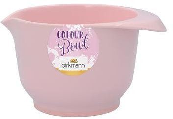 Birkmann, Colour Bowls, Mixing and Serving Bowl, Small, 0.5 litres, Melamine Bowl, Scratch-Resistant, Stable, Sustainable, Pink, 708631