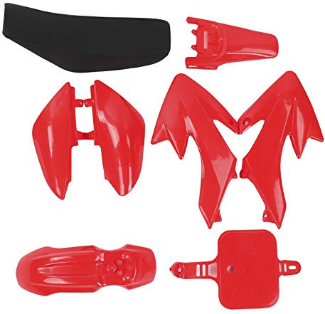 Ersatz für CRF50 4-Takt Pit Bike Kunststoff Kotflügel Kotflügel Motorrad Sitz Set Zubehör