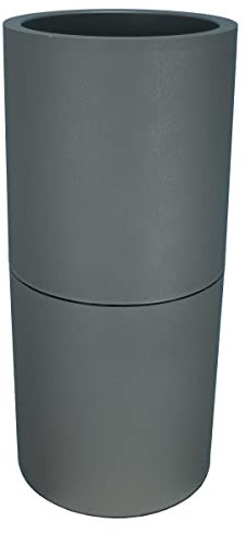 Riviera Granit Rond Haut, 108cm x 50cm, Gris