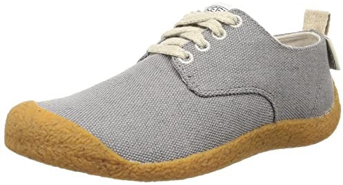 KEEN Women Mosey Derby Canvas, 10.0US Women/40.5 EU, Steel Grey/Birch