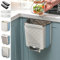 Ruucy Poubelle Suspendue Cuisine, 11L Pliable Poubelle Porte Cuisine sous Evier, Poubelle Murale pour Cuisine, Salle de Bains, Camping, Car(Mise à niveau - Bleu