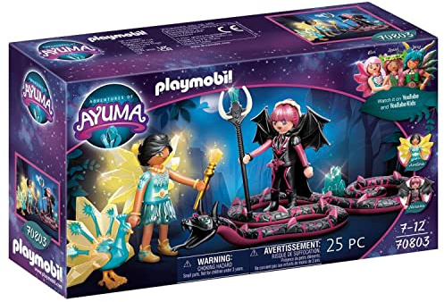Playmobil - 70803 - AYUMA - Crystal Fairy and Bat Fairy with Animals