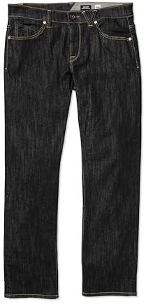 Volcom Men's Solver Denim Jean, Rinse - New, 33W / 32L