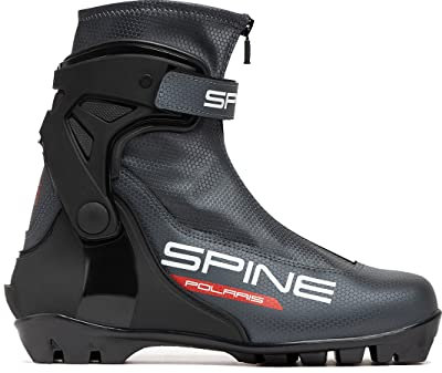 Spine Polaris Langlaufschuh Skating Schuhe Skischuhe Skate Skistiefel für Salomon NNN, Prolink Bindung (45)