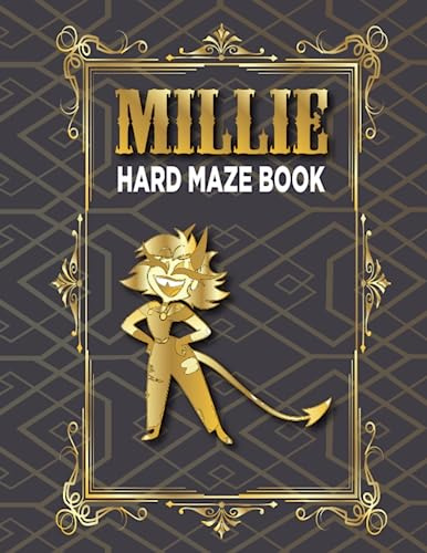 MILLIE HARD MAZE BOOK - 50 LARGE DIFFICULT MAZES FOR FANSOF HELLUVA BOSS: Brain Teaser Mazes for adults and teenagers for fans of Helluva boss in the style of Millie