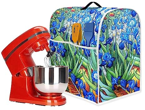 Psesaysky Iris Mixer Abdeckung Kleine Küchenmaschine Abdeckung S Größe Küchenhelfer Mixer Abdeckung Anti Staub Fingerabdruck Schutz Abdeckungen Einfache Reinigung Schutz für Geräte