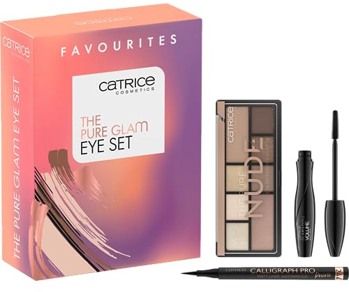 CATRICE Set The Pure Glam Eye Set vegano (1pcs) | Set occhi da 3 pezzi, Make-up occhi