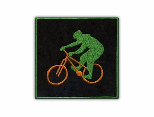 BMX Freestyler – selbstklebende Rückseite – bestickter Aufnäher/Abzeichen/Emblem