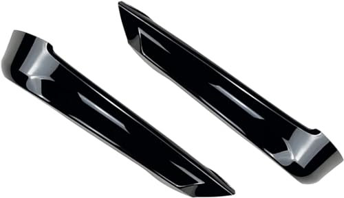 Auto Frontlippe Frontspoiler für BMW 3 Ser E90 E91 320i 330i 2005-2008,FrontstoßStange Splitter FrontstoßStangenlippe Autoantikollisionsschutz,A/Black-normal