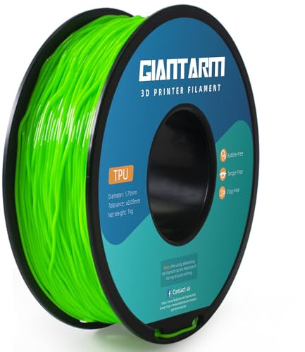 GIANTARM TPU Filament 1,75 mm für 3D-Drucker 1kg, Grün