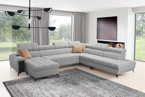 IM SOFA XXL Wohnlandschaft Riesensofa Couch in U-Form Ecksofa GREKO X Farbe wählbar