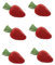 Ipetboom Edible Strawberry Toys for Hamster Rabbit Toys Natural Treat Molar Plaything Small Pet Toy