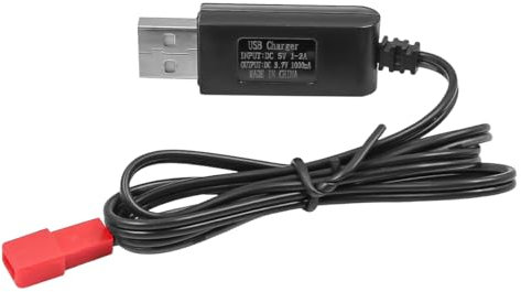 Tiardey 2 Packs 3.7V Li-po Battery Charger Cable JST Plug for RC Drone Quadcopter Battery for Syma S39 S32 S032 S032G S029G S027G