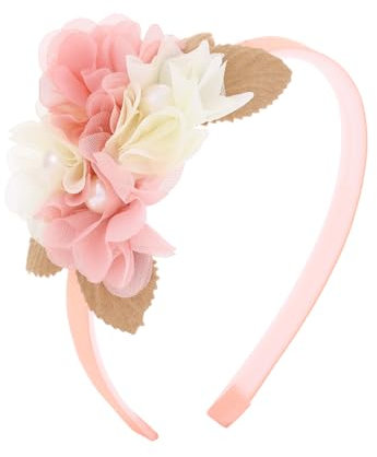 IYOU Princesse Serre-tête Rose Fleur Bandeaux de Cheveux Anniversaire Fête Mariage Accessoires de Cheveux pour Filles