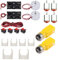 VISSQH Mini Motors Kit, Micro DC Motor, with AA Battery Holder, Motor Mounting Bracket, Boat Rocker Switch, Extension Cable,for DIY Educational Physics Experiment