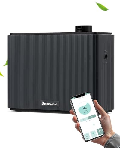 Mxmoonant wasserlose Duftmaschine, 1000ml | App/WLAN-Steuerung, 4000m³, HVAC-kompatibel, für Hotellobby/Konferenzraum