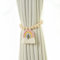 champracer Vorhang Raffhalter Magnetische,Vorhang Raffhalte Regenbogen Boho Vorhanghalter, 2 Stück Regenbogen Quasten Gardinenhalter mit Holzperle, Vorhang-Raffhalter magnetische (Regenbogen rosa)