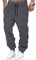 HMIYA Jogginghose Herren Baumwolle Trainingshose Sporthose Freizeithose Lang Hosen Klassische Sweathose mit Taschen(Dunkelgrau,L)