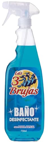 3 Witches Bano Disinfectant Powerful Household Scented Any Room Home Bathroom Kitchen House Limescale Dirt Remover Cleaning Scent Long Lasting Trigger Spray 750ml
