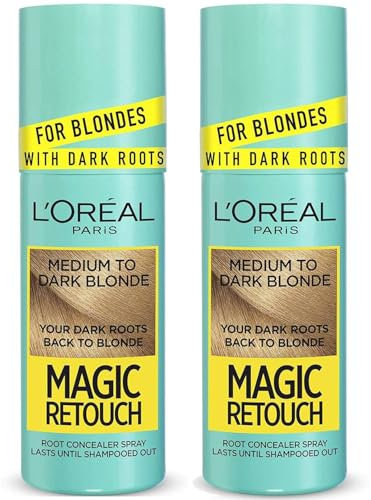 L'oreal Paris Instant Magic Retuschieren für Haare blond-dunkelblond Spray 75 ml (2, Einheit)