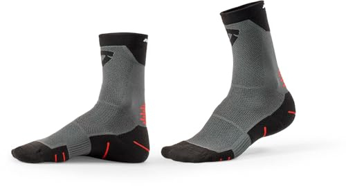 REV'IT! Revit Charger 2 Motorrad Socken, grau/schwarz, 39-41