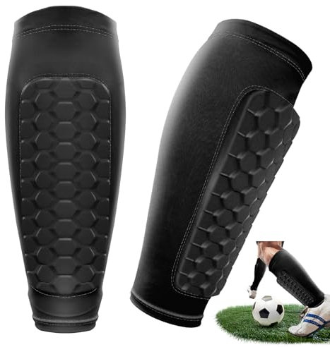 Schienbeinschoner Fußball Herren – Atmungsaktiv | Vollflächige Schienbeinschoner Kinder Fussball für Optimalen Schutz, Ultraleicht (72g/1 Paar)