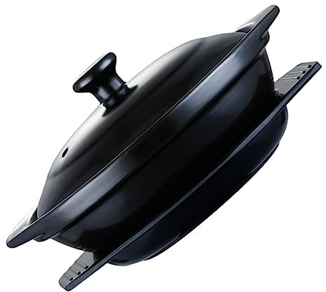 SOIMISS Cooking Casserole Dish Ceramic Tagine Pot Soup Rice Cooking Pot Non-stick Double Handle for Parties