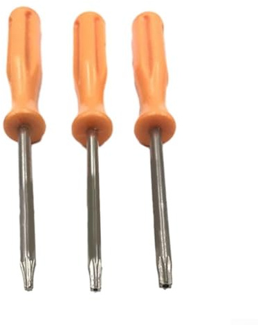 Set di cacciaviti torx per t6 Solid T8 per t10 Hollow Bits per console di gioco Modding - per cr-v acciaio 100mm Lunghezza Arancione Strumenti di riparazione di gioco