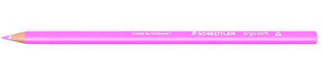 STAEDTLER Dreikant-Buntstift ergosoft, dreieckig, magenta VE = 1