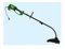 DECESPUGLIATORE TAGLIAERBA LETTRICO 900W TRIMMER POWER GREEN CAT CURVO