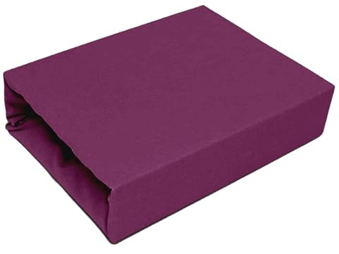 Best for Home elastisches Jersey Spannbettlaken | Spanbettlaken 80x180cm | 100% Baumwolle und Jersey Spannbettlaken und Jersey Spann bettlaken | Warme Spann bettlaken